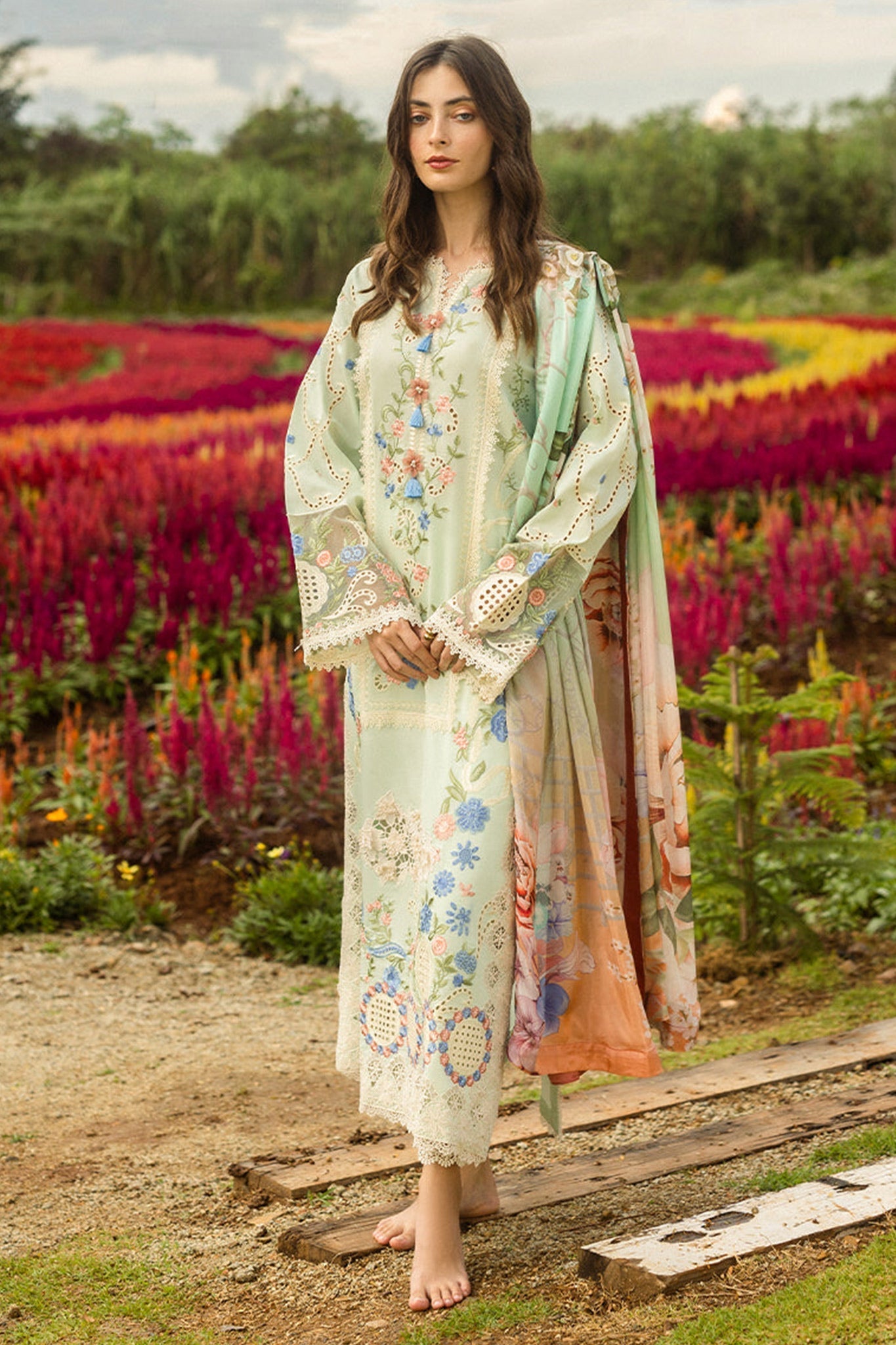 SUMMER LAWN 2025" Mushq Lawn 3PC 5042
