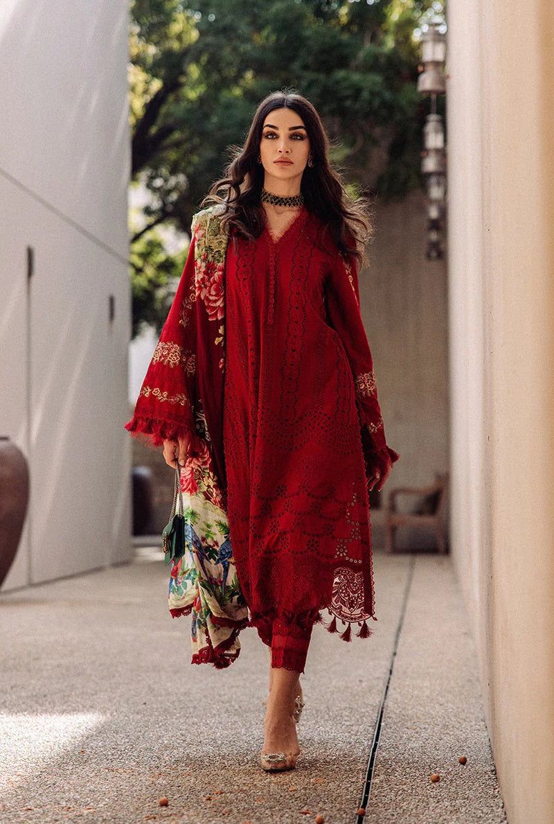 SAIRA RIZWAN LUXARY PERT 3pc Summer Casual Collection Code:1006