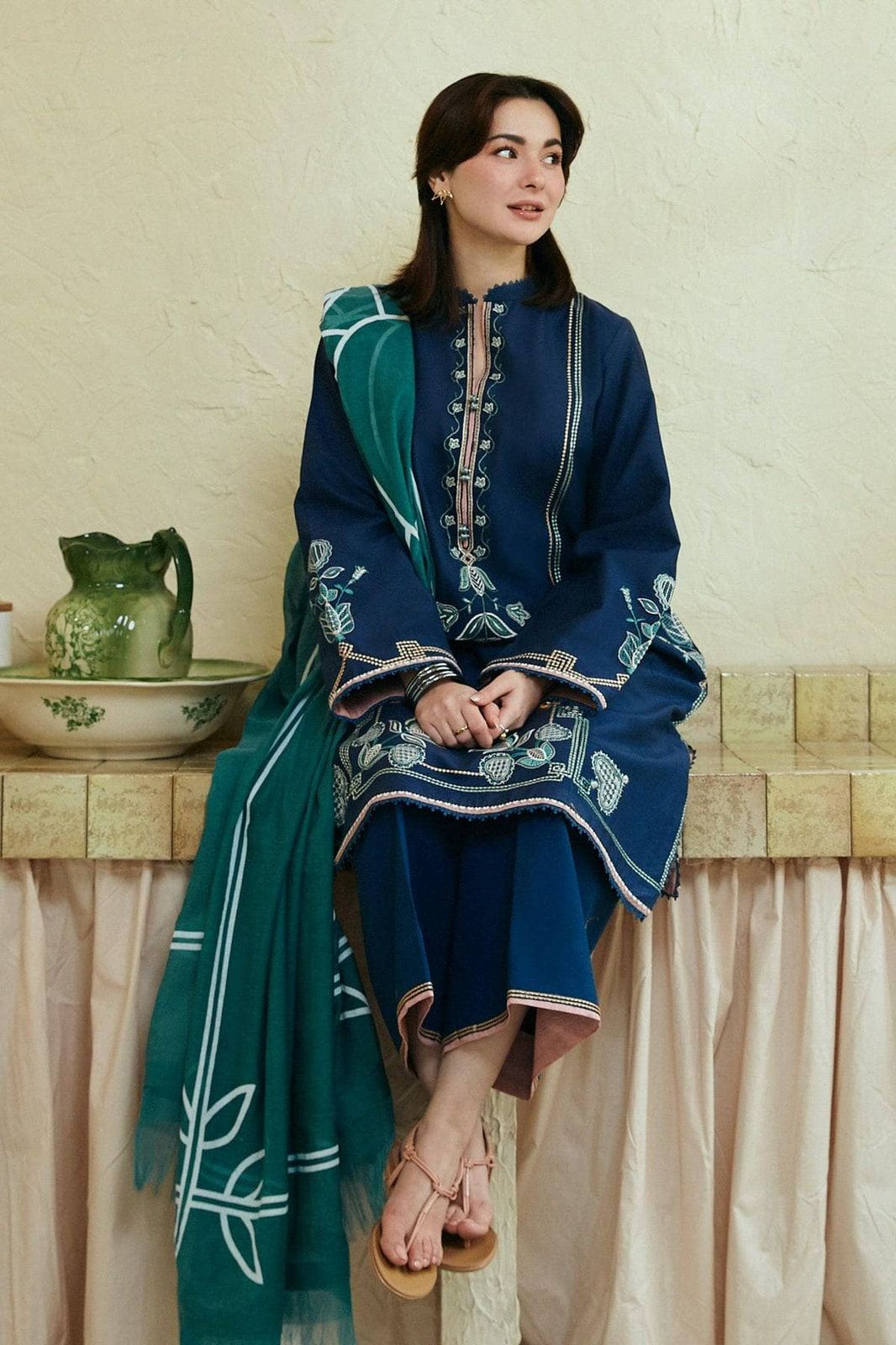 ZARA SHAHJHAN 3pc Summer Casual Collection Code:FF003