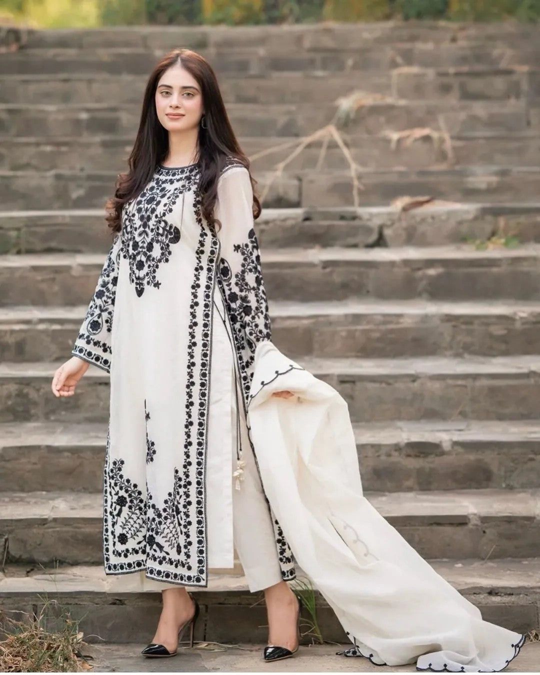 ZARA SHAHJHAN 3pc Summer Casual Collection Code:1028