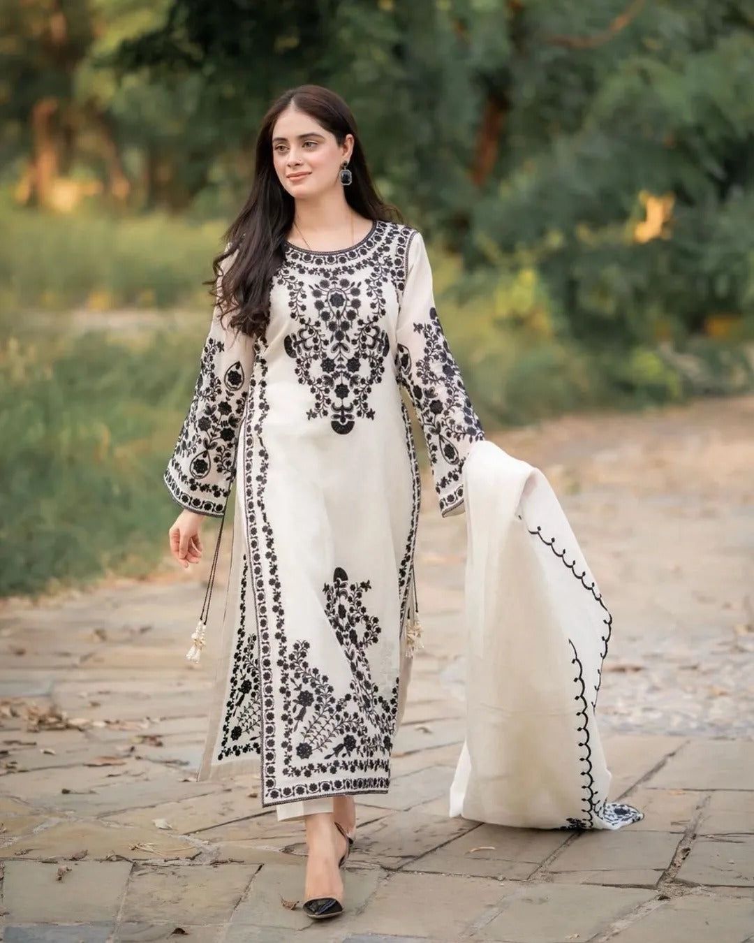 ZARA SHAHJHAN 3pc Summer Casual Collection Code:1028