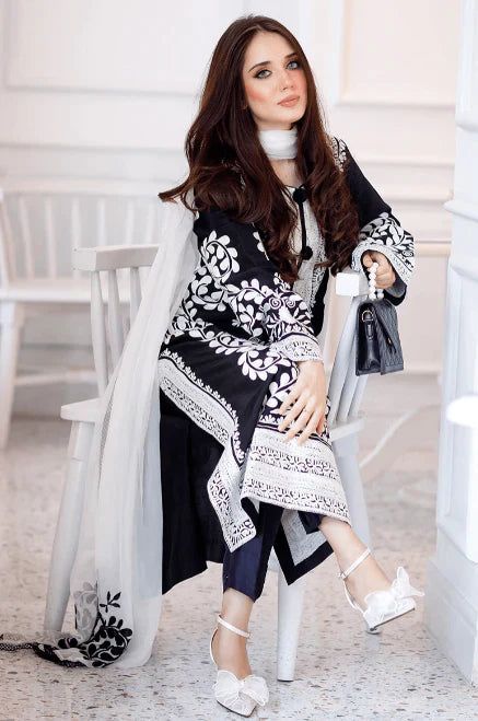 ZARKASHA 3pc Summer Casual Collection Code:Black ZK