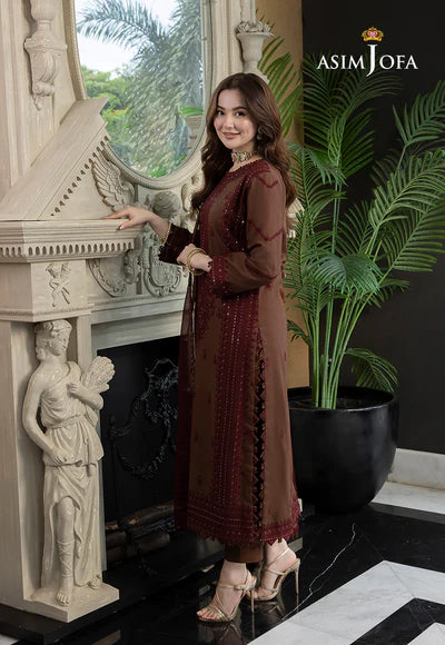 AJRN-25 EMBROIDERED LAWN WEDDING SESSION 3 PCS