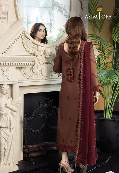 AJRN-25 EMBROIDERED LAWN WEDDING SESSION 3 PCS