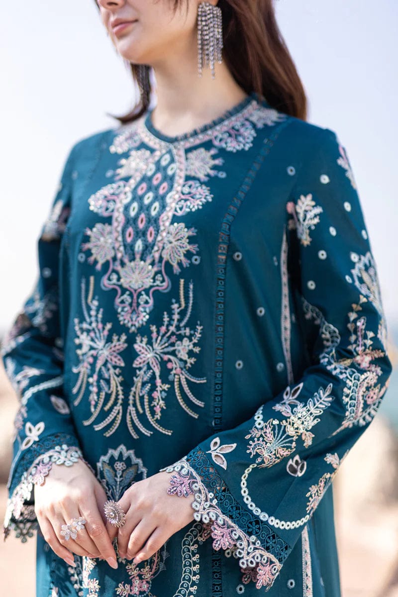 LUXURY LAWN EMBROIDERED 3- PC UNSTITCHED DS-14