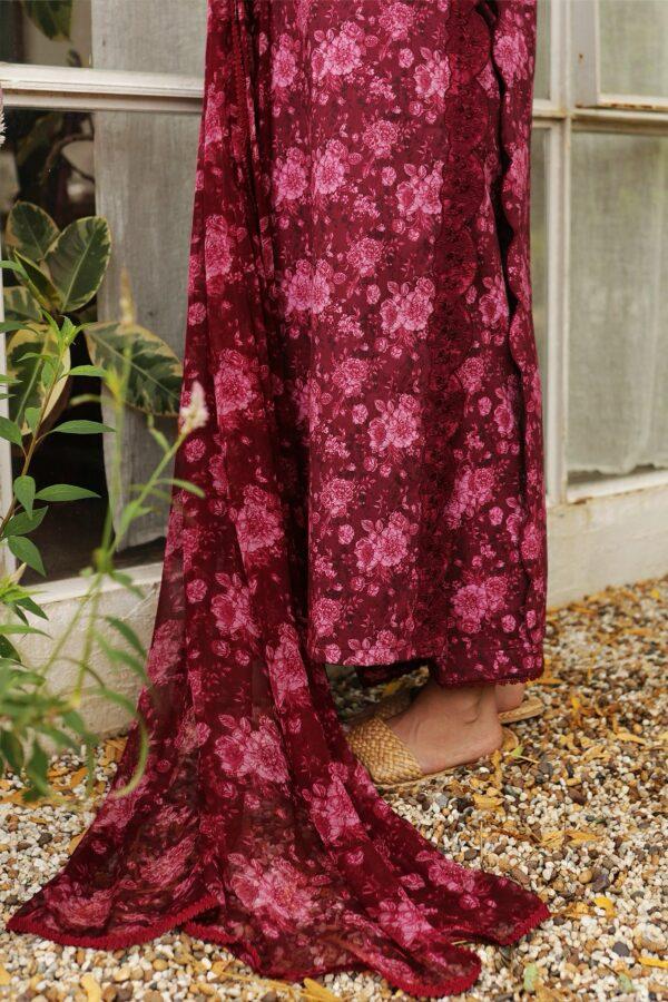 Design Your Dream Eid Outfit with Our Printed Luxury Unstitched Fabrics | NEL-23629