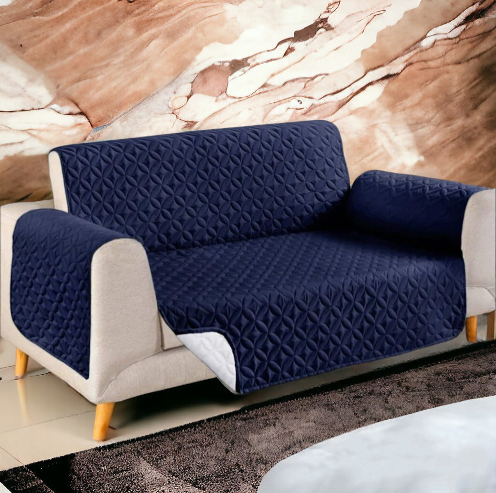 Ultrasonic Cotton Quilted Sofa Runner | safeguard your sofa from stains, spills, pet hair, and general wear and tear