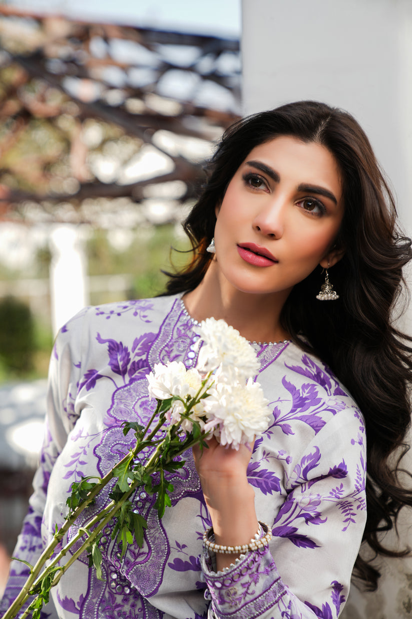 Digital Printed 3 Piece unstitched wedding Collection