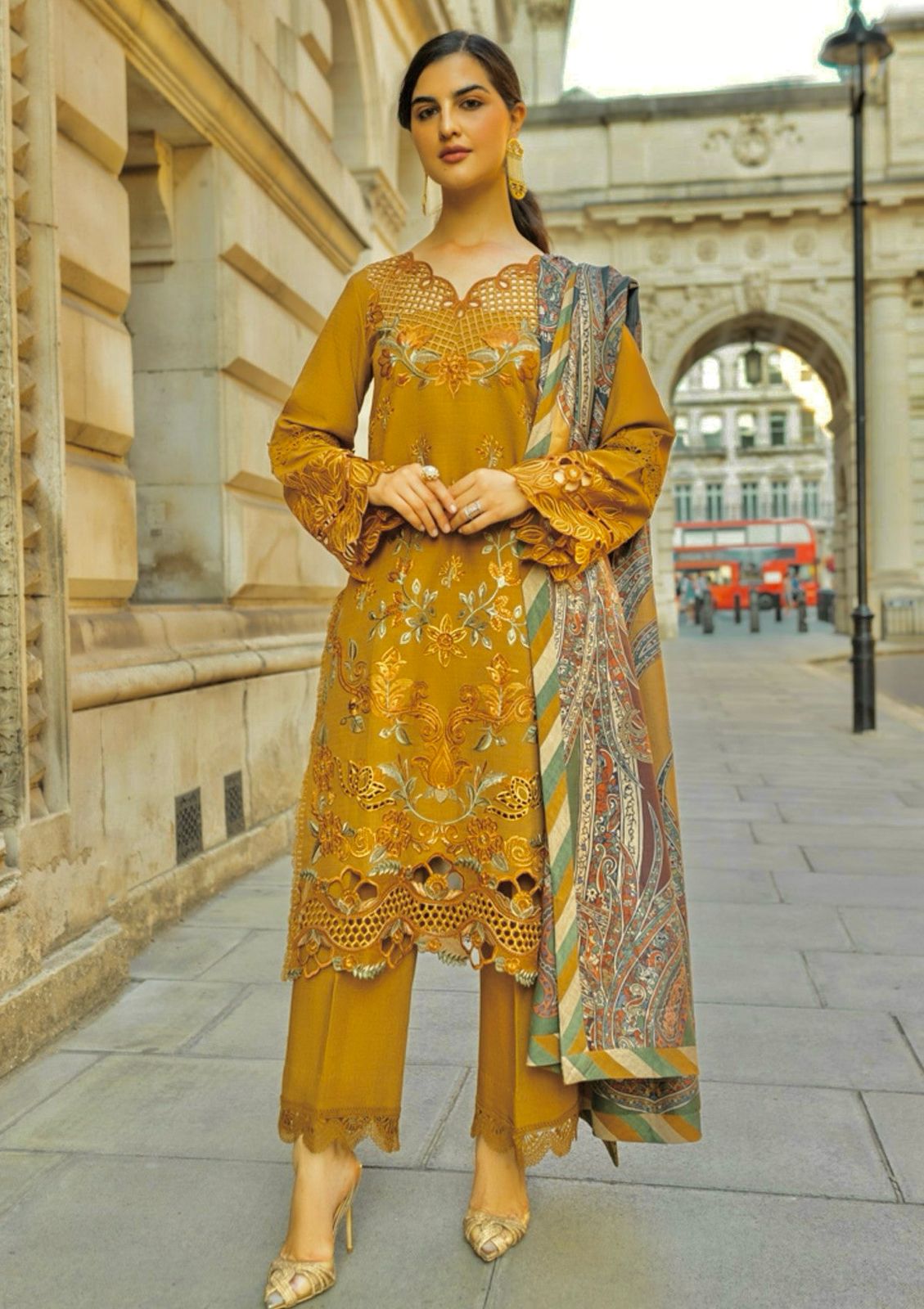 RANGRASIYA 3pc Summer Casual Collection  Code:7010